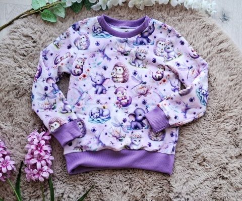 Bluza leśne zwierzątka