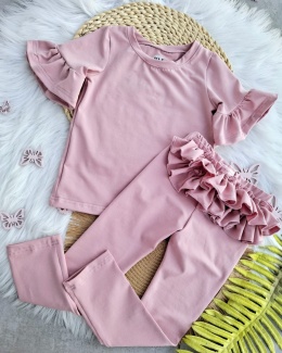 Bluzka z falbanką prostokątną